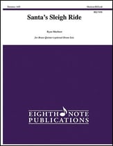 Santa's Sleigh Ride Brass Quintet, opt. Drum Set cover